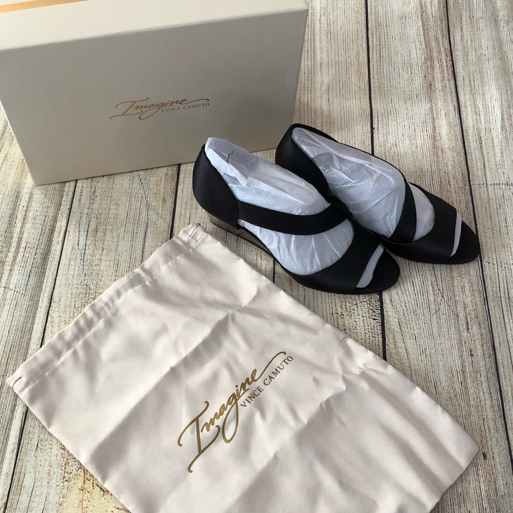 Imagine Vince Camuto Jefre Satin Wedges